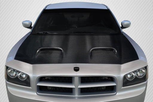2006-2010 Dodge Charger Carbon Creations Redeye Look Hood - 1 Piece