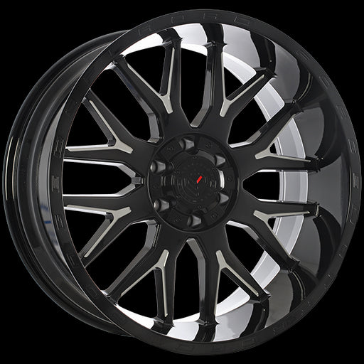 Forged Wheels XR101 Gloss Black - Milled Edge