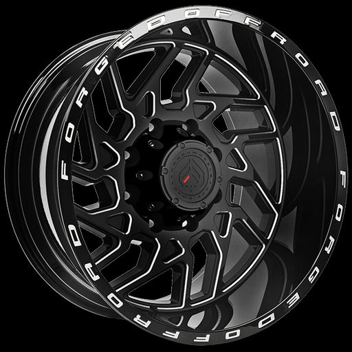 Forged Wheels XR103 Gloss Black - Milled Edge