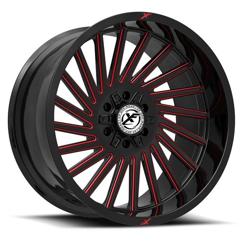 XF OFFROAD XF-239GBMRED Gloss Black Milled Red