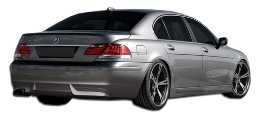2006-2008 BMW 7 Series E65 E66 Polyurethane Eros Version 1 Rear Lip Under Spoiler Air Dam - 1 Piece (S)