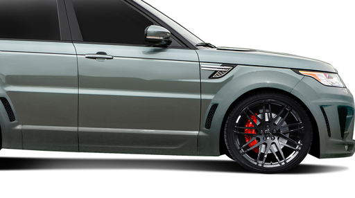 2014-2022 Land Rover Range Rover Sport Urethane AF-2 Wide Body Front Door Caps ( PUR-RIM ) - 2 Piece (S)
