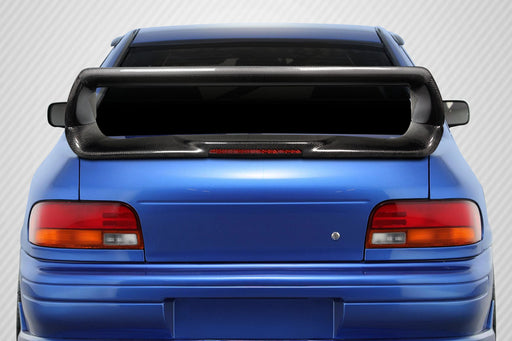 1993-2001 Subaru Impreza Carbon Creations STI Version 6 Look Rear Wing Spoiler - 1 Piece