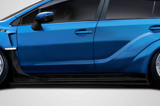 2015-2021 Subaru WRX STI Carbon Creations VRS Wide Body Side Skirt Rocker Panels - 6 Piece