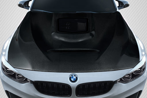 2014-2018 BMW M3 F80 / 2014-2020 M4 F82 F83 Carbon Creations Window Hood - 1 Piece