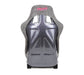 NRG FRP Bucket Seat PRISMA Edition, Gunmetal Alcantara with peralized back (Large)