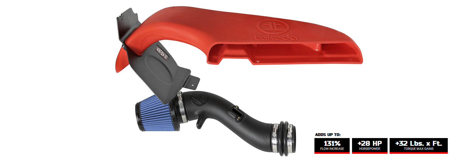 AFE POWER TAKEDA STAGE-2 COLD AIR INTAKE SYSTEM for 2015–2021 SUBARU WRX