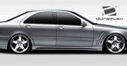 2000-2002 Mercedes S Class W220 Duraflex W-2 Body Kit (long wheelbase) - 4 Piece - Includes W-2 Front Bumper Cover (107719) W-2 Side Skirts Rocker Panels (107720) W-2 Rear Bumper Cover (107721)