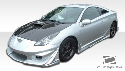 2000-2005 Toyota Celica Duraflex Vader SE Body Kit - 4 Piece - Includes Vader SE Front Bumper Cover (100200) Vader SE Rear Bumper Cover (100201) Vader SE Side Skirts Rocker Panels (100202)