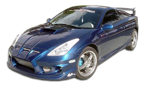 2000-2005 Toyota Celica Duraflex Xtreme Body Kit - 4 Piece - Includes Xtreme Front Bumper Cover (100185) Xtreme Rear Bumper Cover (100186) Xtreme Side Skirts Rocker Panels (100187)