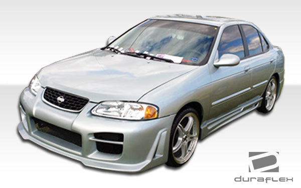2004-2006 Nissan Sentra Duraflex R34 Body Kit - 4 Piece - Includes R34 Front Bumper Cover (100595) B-2 Rear Bumper Cover (103315) R34 Side Skirts Rocker Panels (100154)