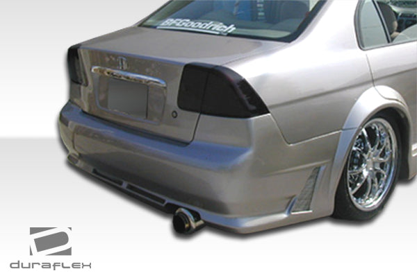 2001-2005 Honda Civic 4DR Duraflex R34 Rear Bumper Cover - 1 Piece