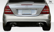 2001-2007 Mercedes C Class W203 4DR Sedan Duraflex W-1 Rear Bumper Cover - 1 Piece