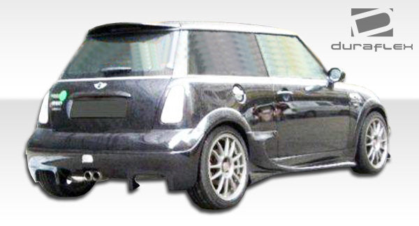 2002-2008 Mini Cooper / Cooper S R50 R52 R53 Duraflex Vader Body Kit - 4 Piece - Includes Vader Front Bumper Cover (100360) Vader Rear Bumper Cover (100361) Vader Side Skirts Rocker Panels (100362)