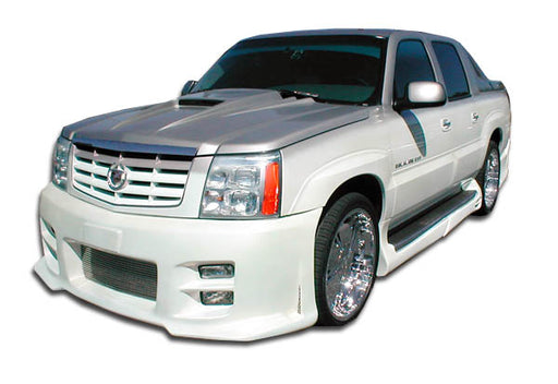 2002-2006 Cadillac Escalade Duraflex Platinum Body Kit - 4 Piece - Includes Platinum Front Bumper Cover (100331) Platinum Rear Bumper Cover (100332) Platinum Side Skirts Rocker Panels (100333)