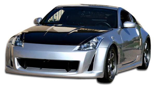 2003-2008 Nissan 350Z Z33 Duraflex AM-S Body Kit - 4 Piece - Includes AMS Front Bumper Cover (104984) AMS Side Skirts Rocker Panels (104985) AMS Rear Lip Under Spoiler Air Dam (104986)