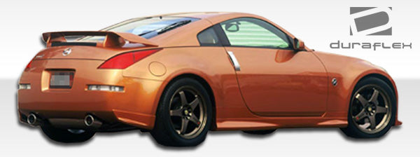 2003-2008 Nissan 350Z Z33 Duraflex N1 Body Kit - 5 Piece - Includes N-1 Front Bumper Cover (100495) N-1 Rear Add On Bumper Spat Extensions (100496) N-1 Side Skirts Rocker Panels (100497)