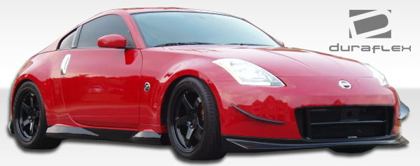 2003-2008 Nissan 350Z Z33 Duraflex N-3 Body Kit - 5 Piece - Includes N-3 Front Bumper Cover (108081) N-1 Side Skirts Rocker Panels (100497) N-1 Rear Add On Bumper Spat Extensions (100496)