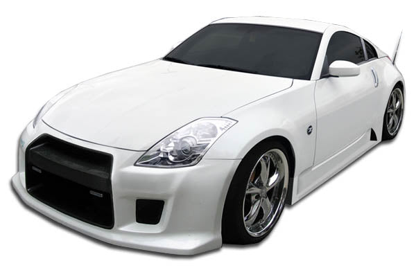 2003-2008 Nissan 350Z Z33 Duraflex R35 Body Kit - 4 Piece - Includes R35 Front Bumper Cover (106029) R35 Side Skirts Rocker Panels (106030) R35 Rear Bumper Cover (106031)