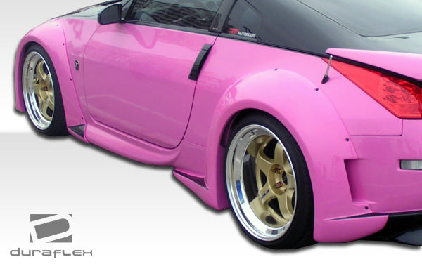 2003-2008 Nissan 350Z Z33 Duraflex Vader 3 Wide Body Side Skirts Rocker Panels - 2 Piece