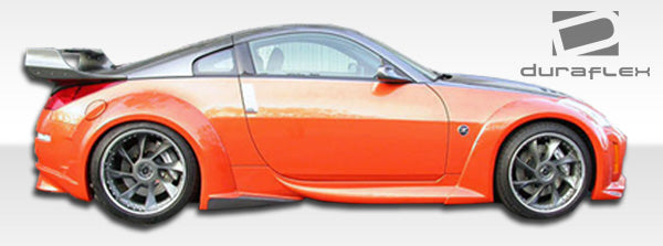 2003-2008 Nissan 350Z Z33 Duraflex Vader 3 Wide Body Side Skirts Rocker Panels - 2 Piece