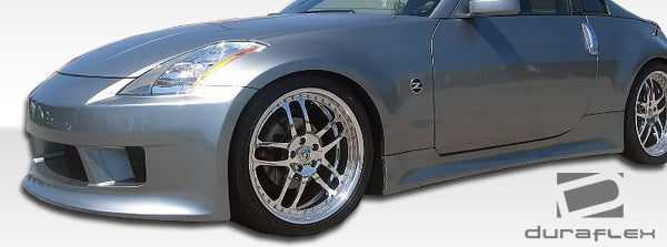 2003-2008 Nissan 350Z Z33 Duraflex V-Speed Side Skirts Rocker Panels - 2 Piece