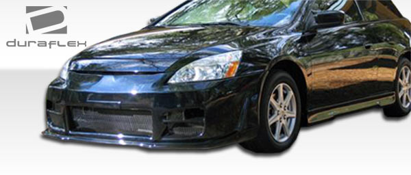 2003-2007 Honda Accord 2DR Duraflex R34 Body Kit - 4 Piece - Includes R34 Front Bumper Cover (100556) Evo 5 Rear Bumper Cover (100554) Evo 5 Side Skirts Rocker Panels (100555)