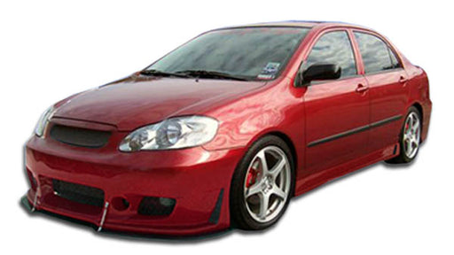 2003-2008 Toyota Corolla Duraflex B-2 Body Kit - 4 Piece - Includes B-2 Front Bumper Cover (100532) B-2 Rear Bumper Cover (100533) B-2 Side Skirts Rocker Panels (100534)