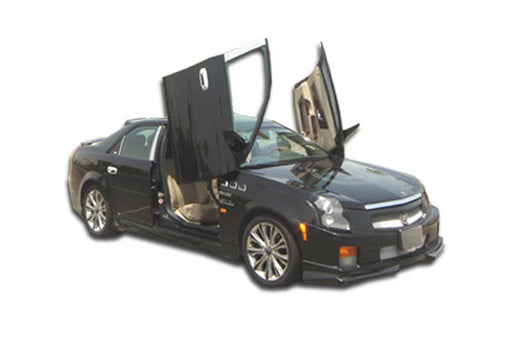 2003-2007 Cadillac CTS Duraflex Platinum Body Kit - 4 Piece - Includes Platinum Front Bumper Cover (100425) Platinum Rear Bumper Cover (100426) Platinum Side Skirts Rocker Panels (100427)