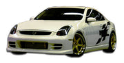 2003-2007 Infiniti G Coupe G35 Duraflex TS-1 Body Kit - 4 Piece - Includes TS-1 Front Bumper Cover (100469) K-1 Rear Bumper Cover (100466) K-1 Side Skirts Rocker Panels (100467)