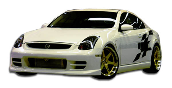 2003-2007 Infiniti G Coupe G35 Duraflex TS-1 Body Kit - 4 Piece - Includes TS-1 Front Bumper Cover (100469) K-1 Rear Bumper Cover (100466) K-1 Side Skirts Rocker Panels (100467)