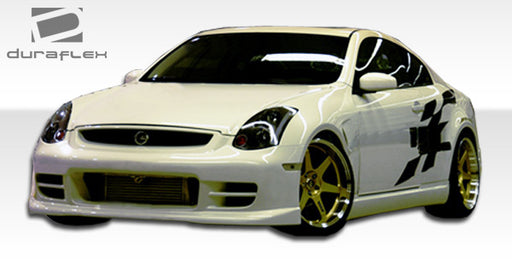 2003-2007 Infiniti G Coupe G35 Duraflex TS-1 Body Kit - 4 Piece - Includes TS-1 Front Bumper Cover (100469) K-1 Rear Bumper Cover (100466) K-1 Side Skirts Rocker Panels (100467)