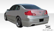 2003-2004 Infiniti G Sedan G35 Duraflex Sigma Body Kit - 4 Piece - Includes Sigma Front Bumper Cover (103292) Sigma Rear Lip Under Spoiler Air Dam (103301) Sigma Side Skirts Rocker Panels (103302)