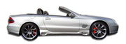 2003-2012 Mercedes SL Class R230 Duraflex LR-S Side Skirts Rocker Panels - 2 Piece