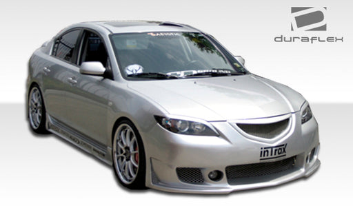 2004-2008 Mazda 3 4DR Duraflex B-2 Body Kit - 4 Piece - Includes B-2 Front Bumper Cover (100562) B-2 Rear Bumper Cover (100563) B-2 Side Skirts Rocker Panels (100564)