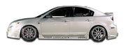 2004-2009 Mazda 3 B-2 Side Skirts Rocker Panels - 2 Piece