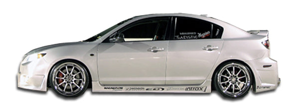 2004-2009 Mazda 3 B-2 Side Skirts Rocker Panels - 2 Piece