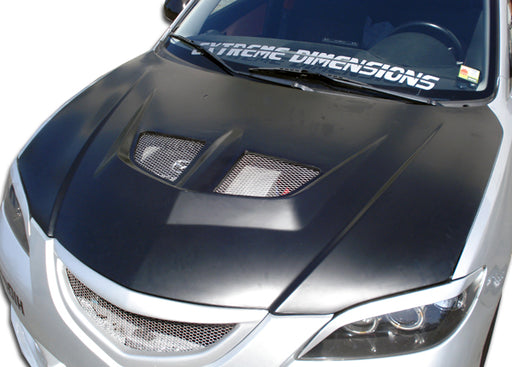 2004-2009 Mazda 3 4DR Evo Hood - 1 Piece