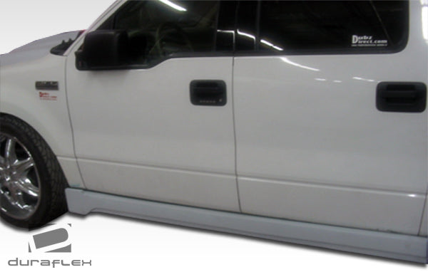 2004-2008 Ford F-150 Duraflex Platinum Body Kit - 6 Piece - Includes Platinum Front Bumper Cover (102260) Platinum Rear Bumper Cover (102262) Platinum Side Skirts Rocker Panels (102261)