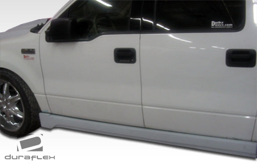 2004-2008 Ford F-150 Duraflex Platinum Body Kit - 6 Piece - Includes Platinum Front Bumper Cover (102260) Platinum Rear Bumper Cover (102262) Platinum Side Skirts Rocker Panels (102261)