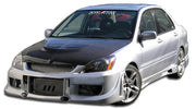 2004-2007 Mitsubishi Lancer Duraflex G-Speed Body Kit - 4 Piece - Includes G-Speed Front Bumper Cover (103976) Walker Side Skirts Rocker Panels (100577) Walker Rear Bumper Cover (100576)