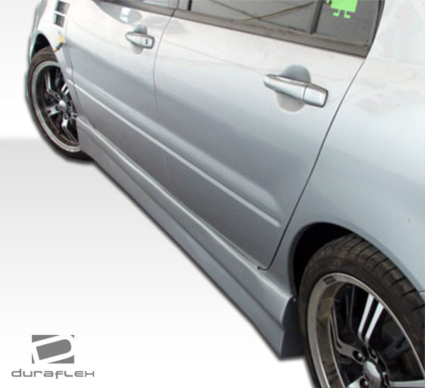 2004-2007 Mitsubishi Lancer Duraflex Walker Side Skirts Rocker Panels - 2 Piece