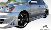 2004-2007 Mitsubishi Lancer Duraflex Walker Side Skirts Rocker Panels - 2 Piece