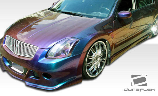 2004-2006 Nissan Maxima Duraflex VIP Body Kit - 4 Piece - Includes VIP Front Bumper Cover (100592) VIP Rear Bumper Cover (100593) VIP Side Skirts Rocker Panels (100594)