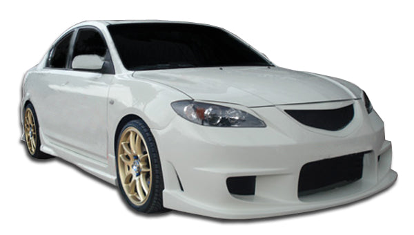 2004-2009 Mazda 3 4DR I-Spec Body Kit - 6 Piece - Includes I-Spec Front Bumper Cover (104479) I-Spec Rear Bumper Cover (104480) I-Spec Side Skirts Rocker Panels (104481) I-Spec Grille (104482) I-Spec Rear Wing Trunk Lid Spoiler (104483)