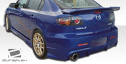 2004-2009 Mazda 3 4DR Duraflex I-Spec Rear Bumper Cover - 1 Piece