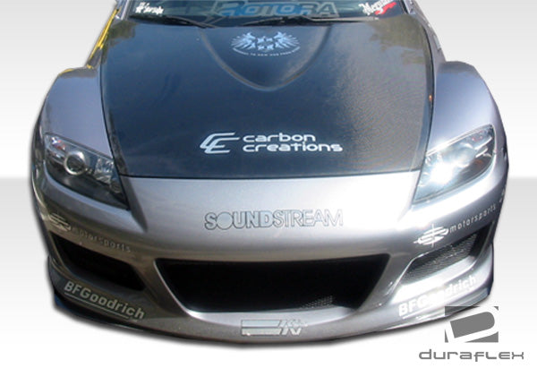 2004-2008 Mazda RX-8 Duraflex M-1 Speed Body Kit - 4 Piece - Includes M-1 Speed Front Bumper Cover (100582) M-1 Speed Rear Lip Under Spoiler Air Dam (100583) M-1 Speed Side Skirts Rocker Panels (100584)