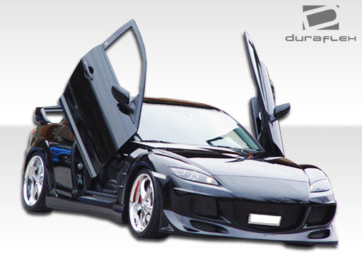 2004-2008 Mazda RX-8 Duraflex R-Speed Body Kit - 4 Piece - Includes R-Speed Front Bumper Cover (103154) R-Speed Rear Lip Under Spoiler Air Dam (103156) R-Speed Side Skirts Rocker Panels (103155)