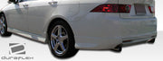 2004-2005 Acura TSX Duraflex J-Spec Body Kit - 4 Piece - Includes J-Spec Front Lip Under Spoiler Air Dam (105223) J-Spec Rear Lip Under Spoiler Air Dam (105225) J-Spec Side Skirts Rocker Panels (105224)