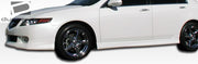 2004-2005 Acura TSX Duraflex J-Spec Body Kit - 4 Piece - Includes J-Spec Front Lip Under Spoiler Air Dam (105223) J-Spec Rear Lip Under Spoiler Air Dam (105225) J-Spec Side Skirts Rocker Panels (105224)